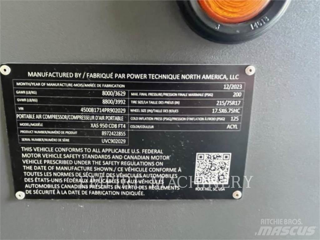 Atlas Copco XAS950CD 压缩机