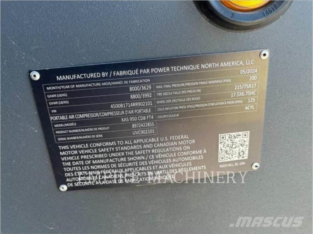 Atlas Copco XAS950CD 压缩机