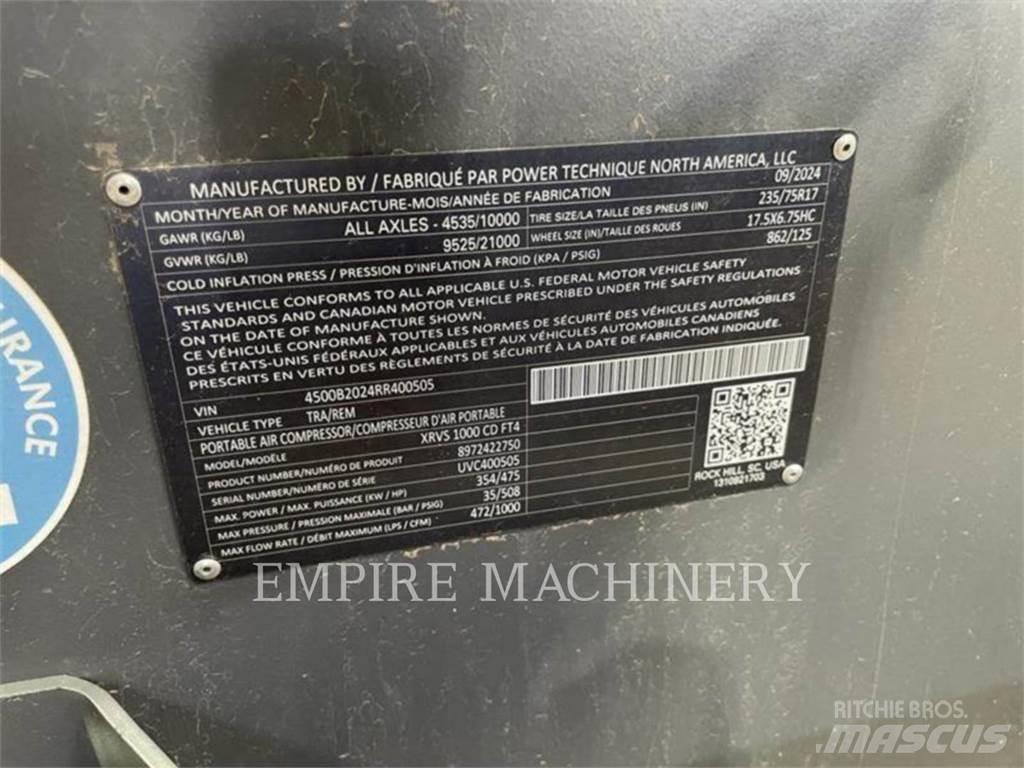 Atlas Copco XRVS1000CD 压缩机