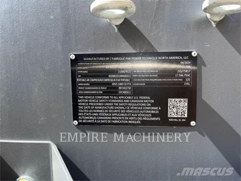 Atlas Copco XRVS1000CD 压缩机