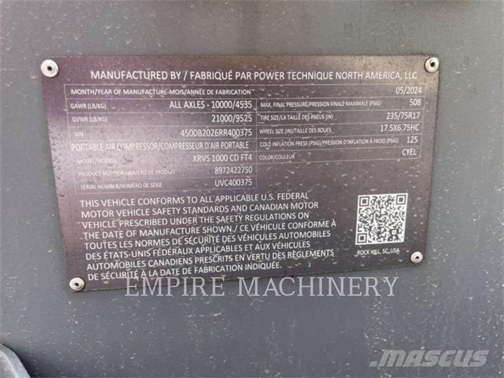 Atlas Copco XRVS1000CD 压缩机
