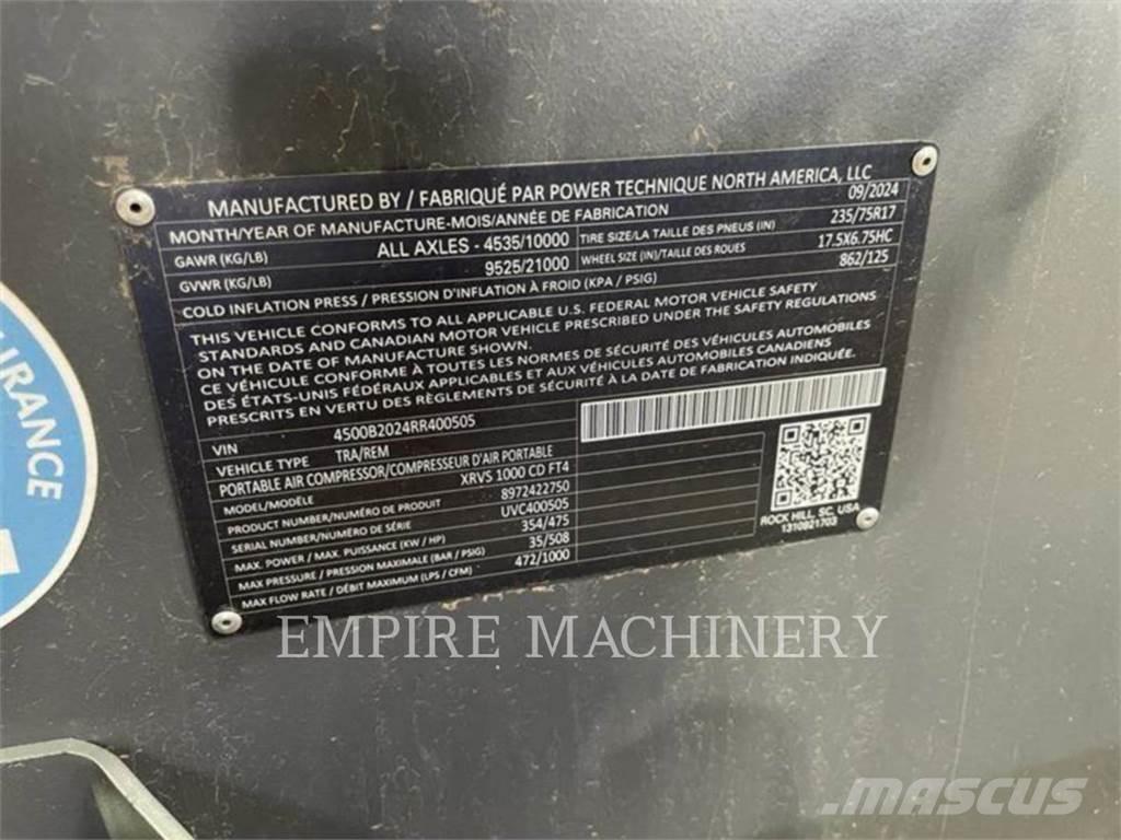 Atlas Copco XRVS1000CD 压缩机