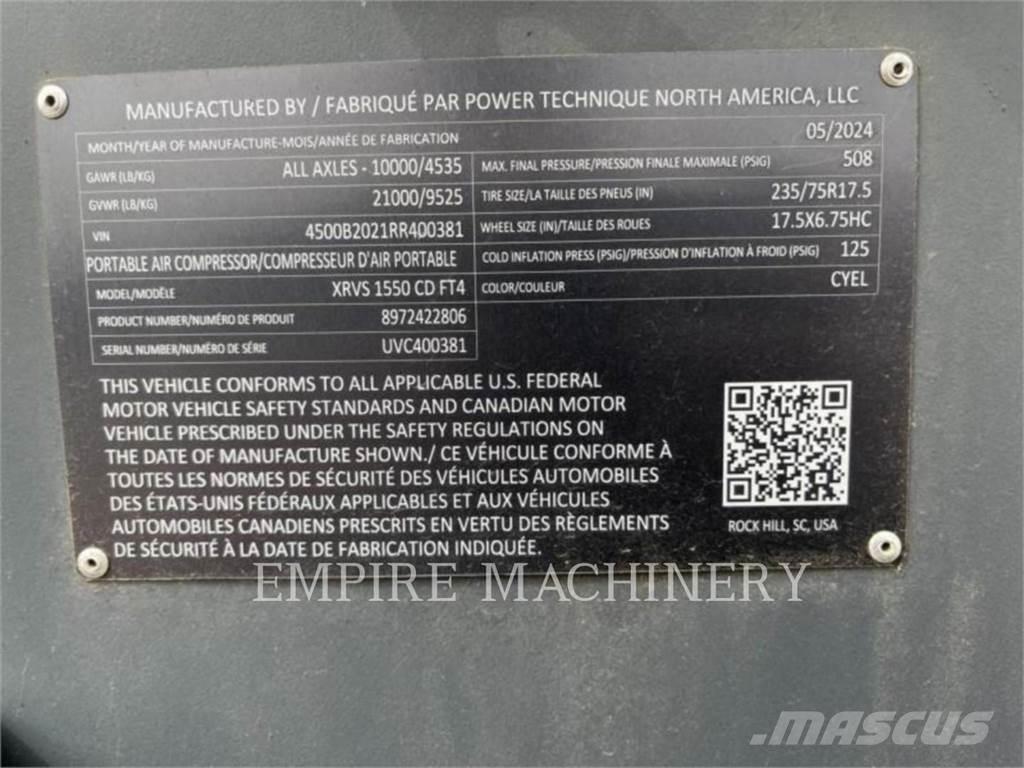 Atlas Copco XRVS1550CD 压缩机