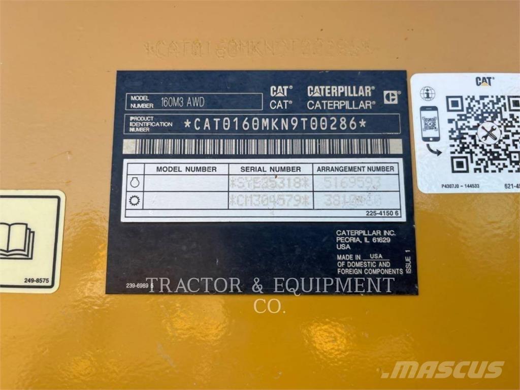 CAT 160M3 AWD 平地机/推土机