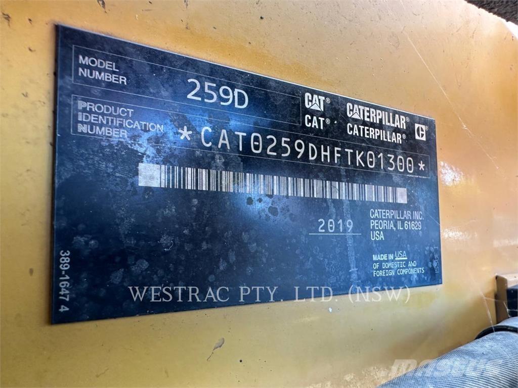CAT 259DLRC 履带式装载机