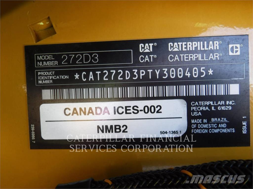 CAT 272D3HF 滑移装载机