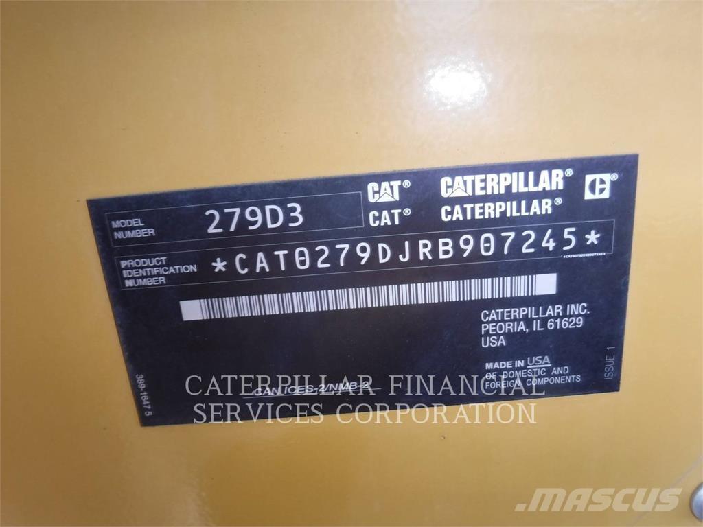CAT 279D3 履带式装载机