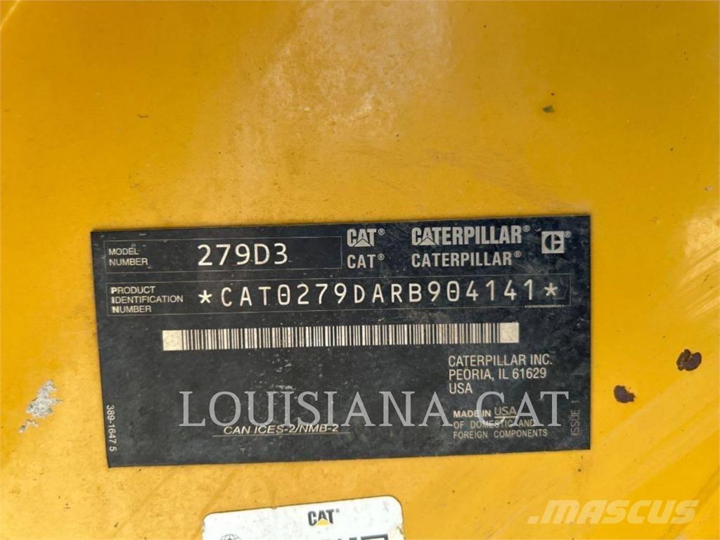 CAT 279D3 滑移装载机