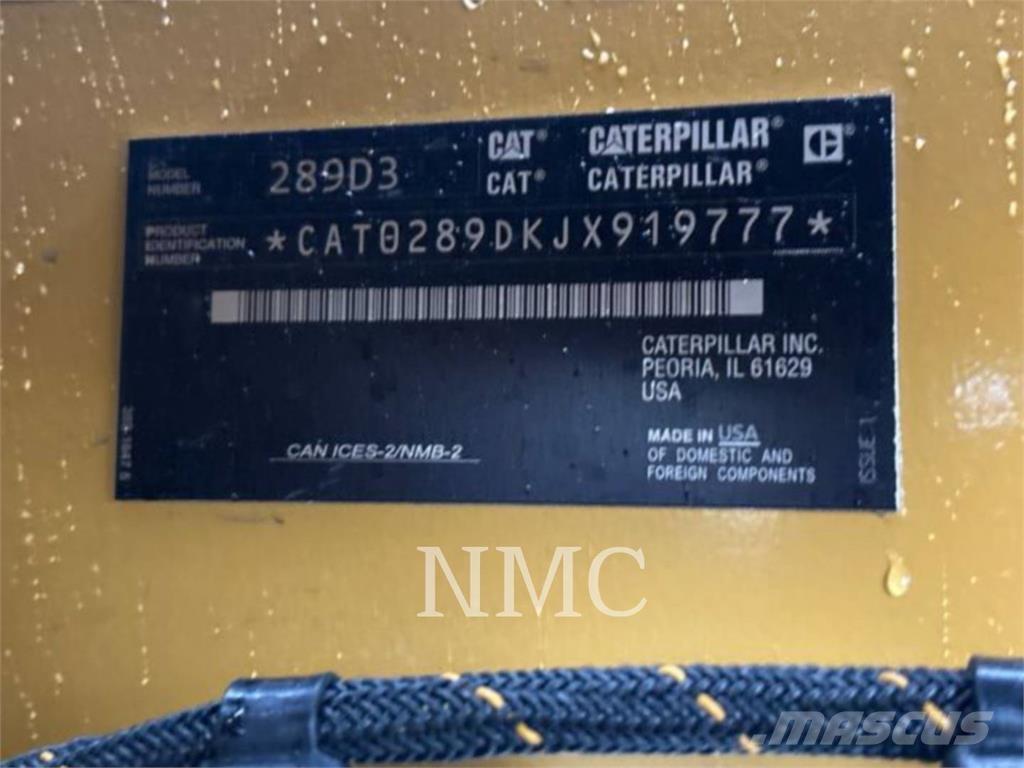 CAT 289D3 履带式装载机