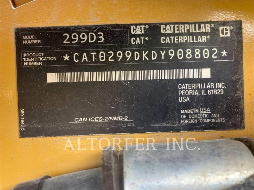 CAT 299D3 滑移装载机