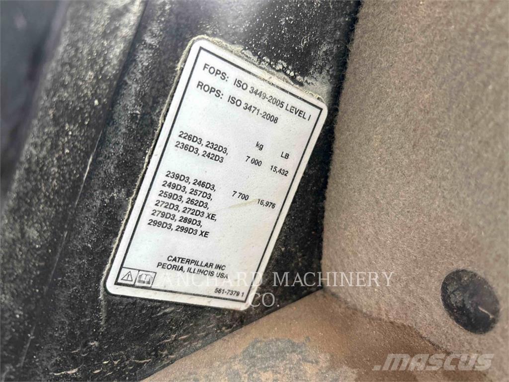 CAT 299D3 履带式装载机