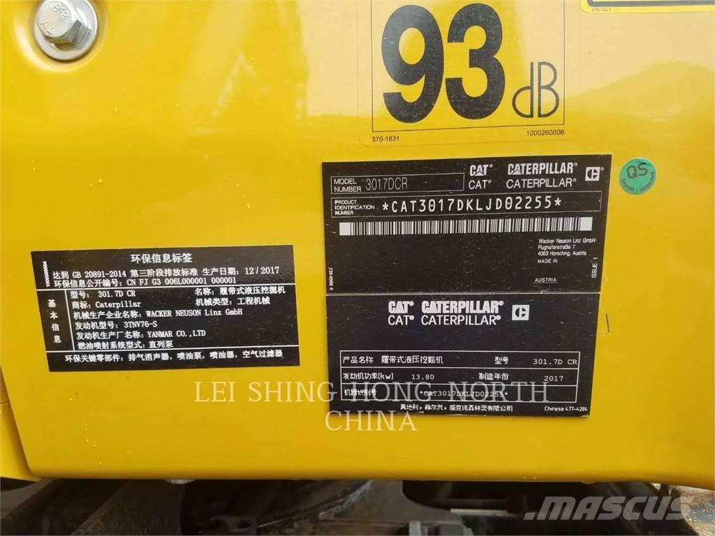 CAT 301.7DCR 履带挖掘机