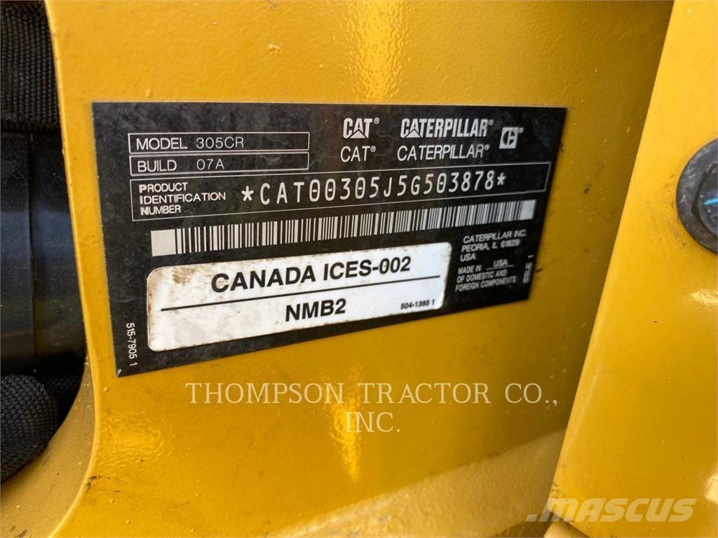 CAT 305 CR 履带挖掘机