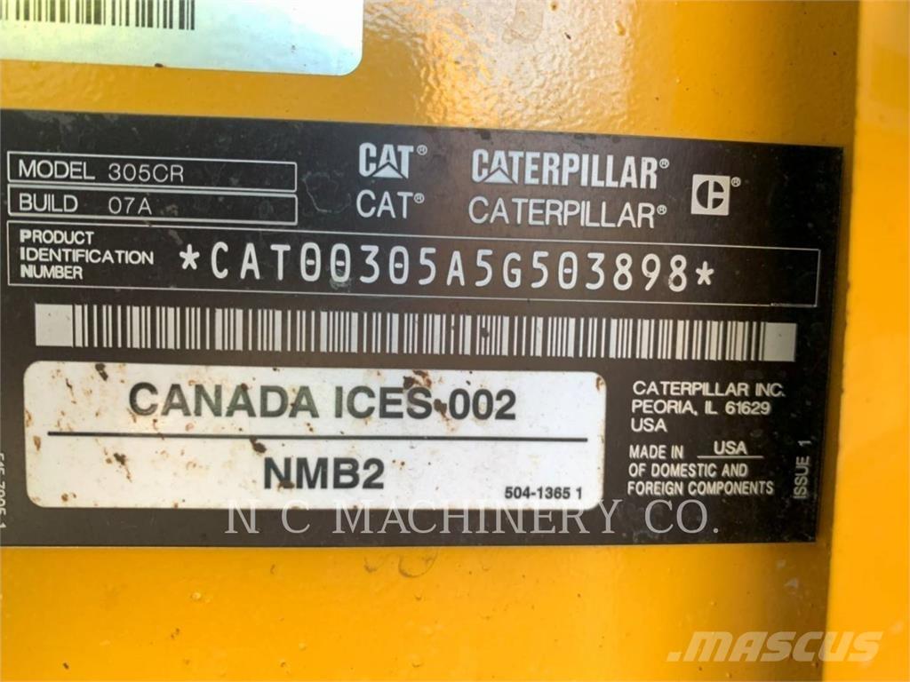 CAT 305 CRCB 履带挖掘机