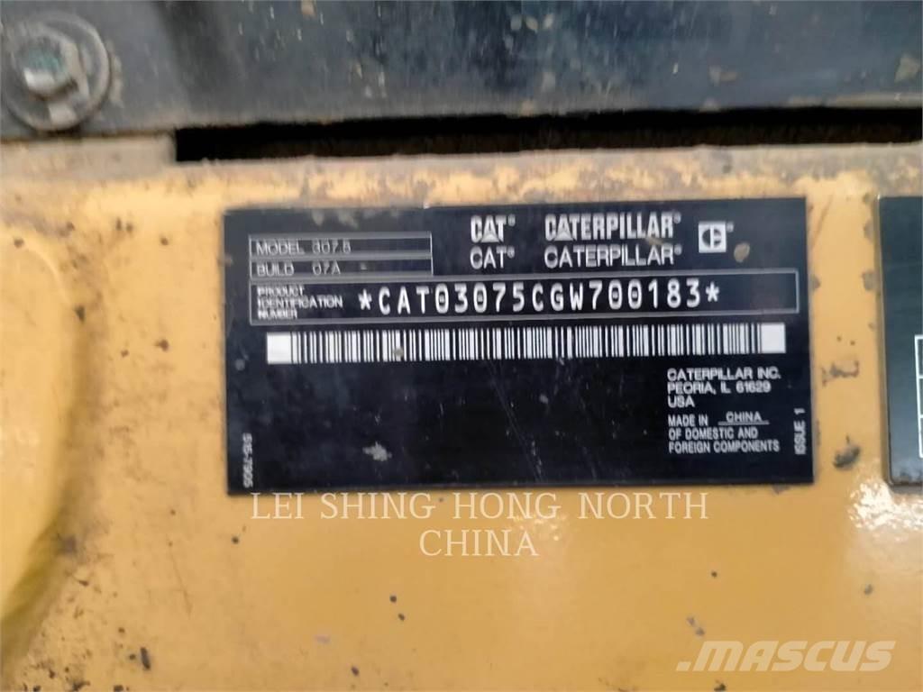 CAT 307.5 履带挖掘机