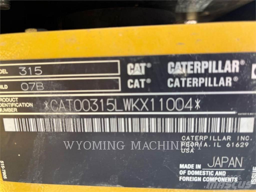 CAT 315 履带挖掘机