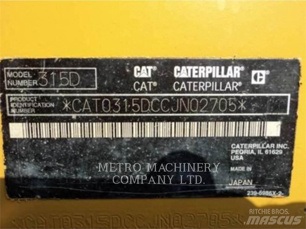 CAT 315DL 履带挖掘机