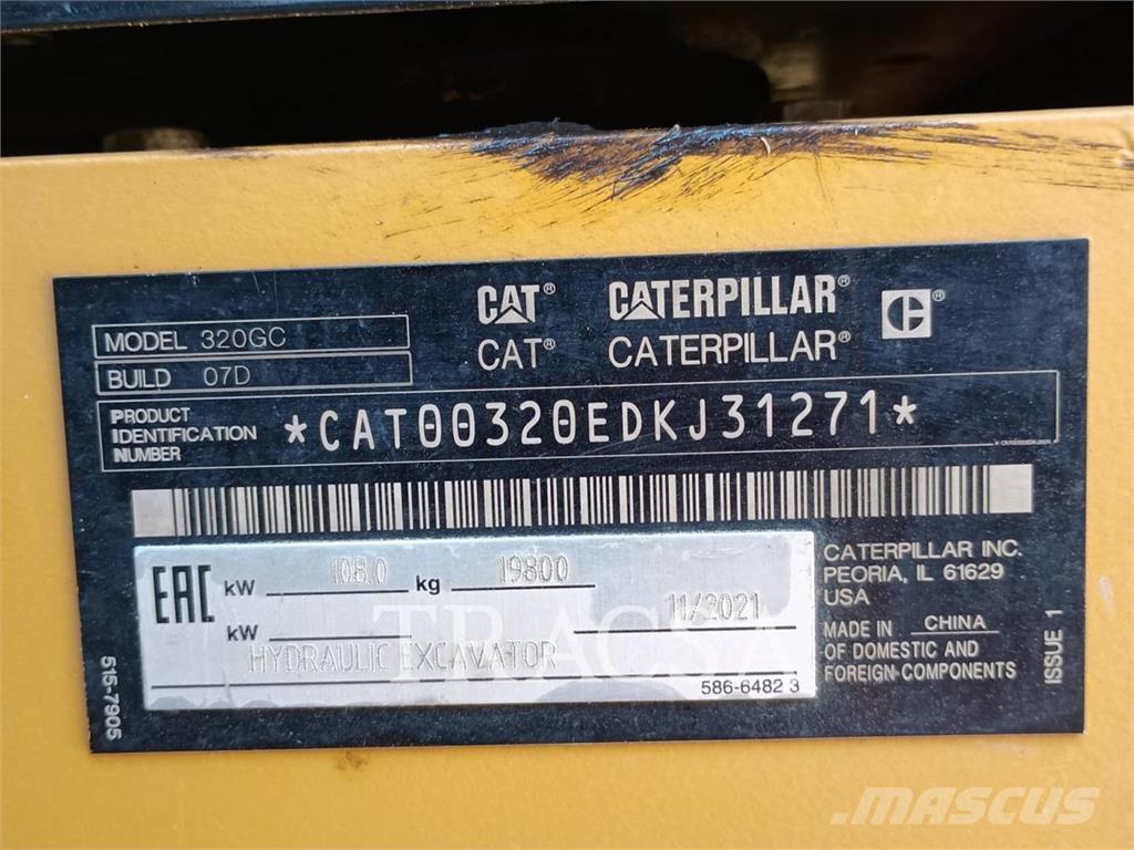 CAT 320GC 履带挖掘机