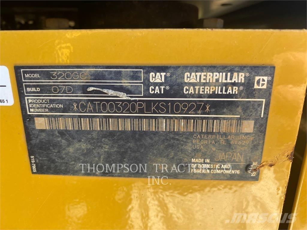 CAT 320GC 履带挖掘机