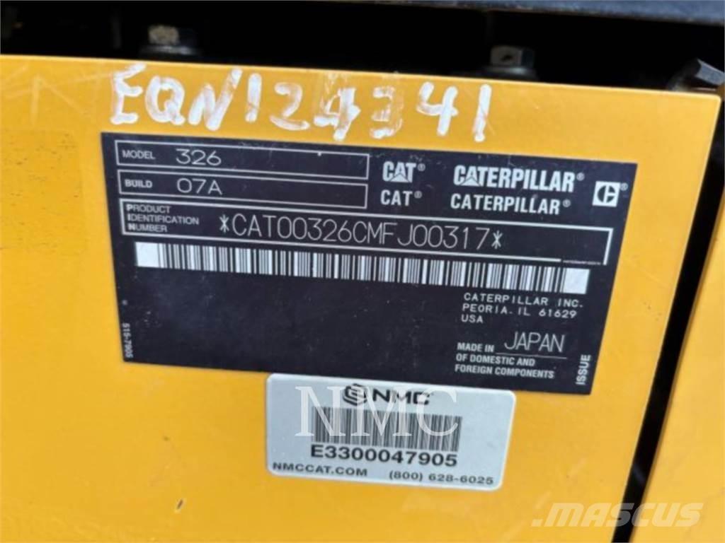 CAT 326-07 履带挖掘机