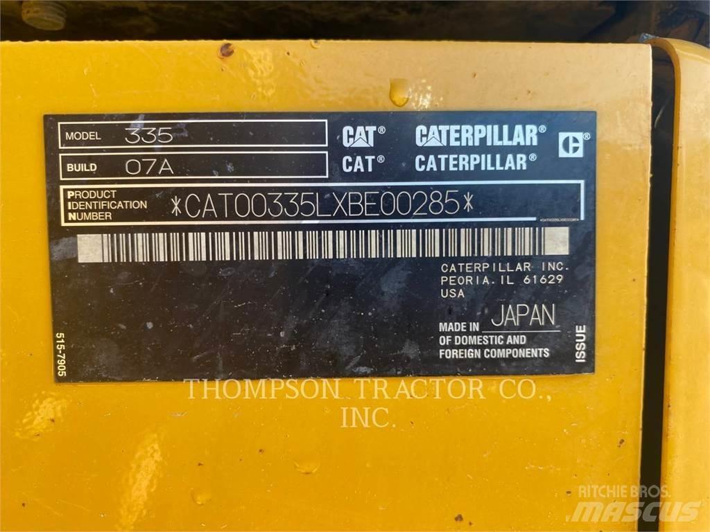 CAT 335 履带挖掘机