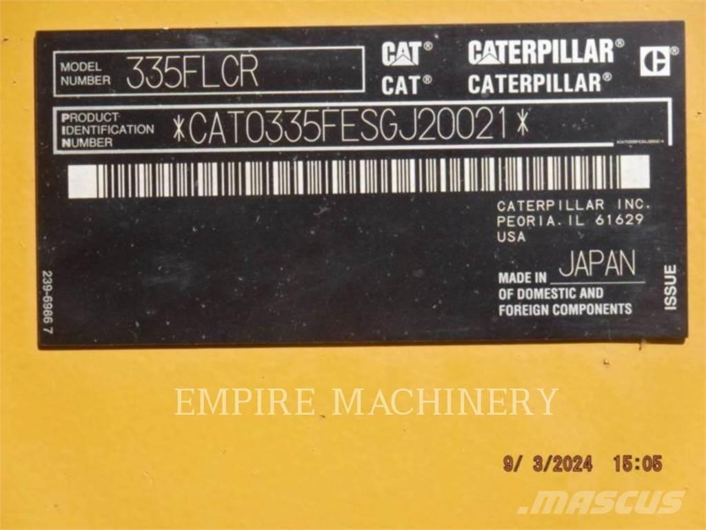 CAT 335FL P 履带挖掘机
