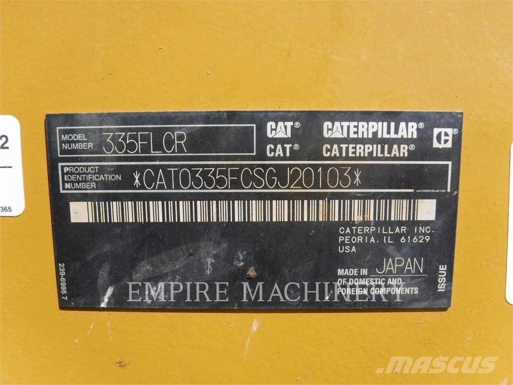 CAT 335FLCR 履带挖掘机