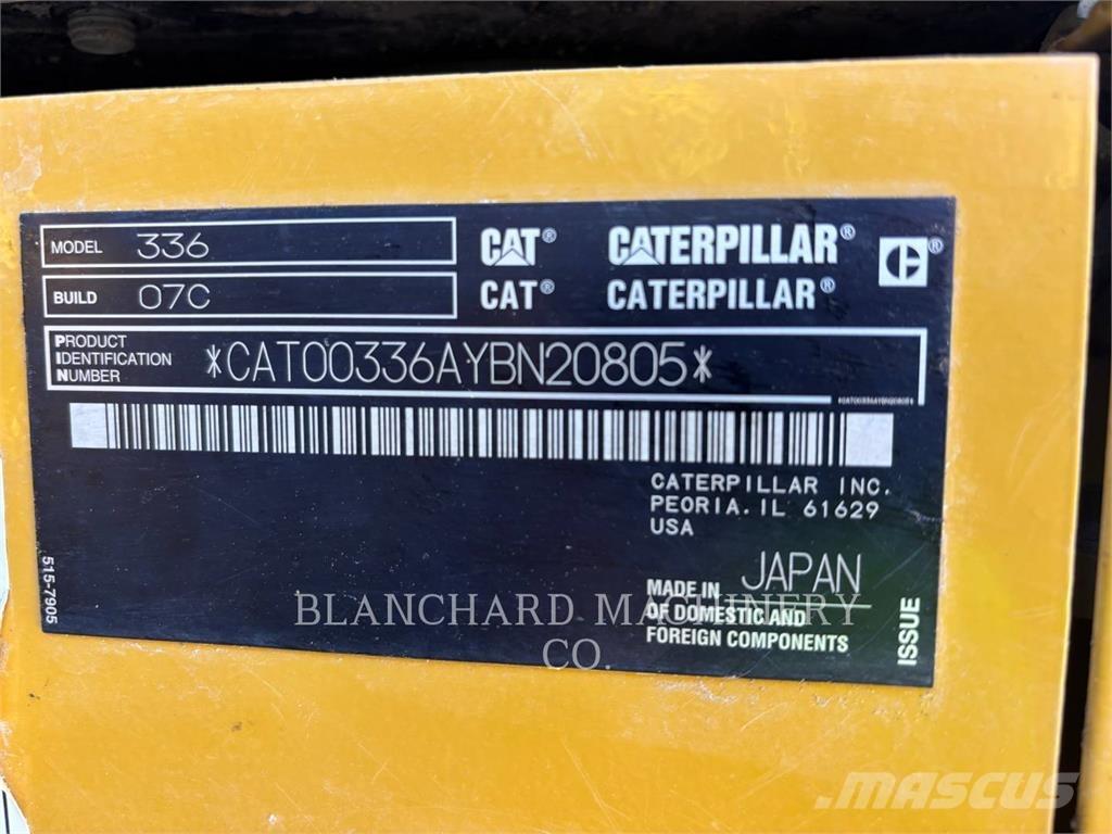 CAT 336 履带挖掘机