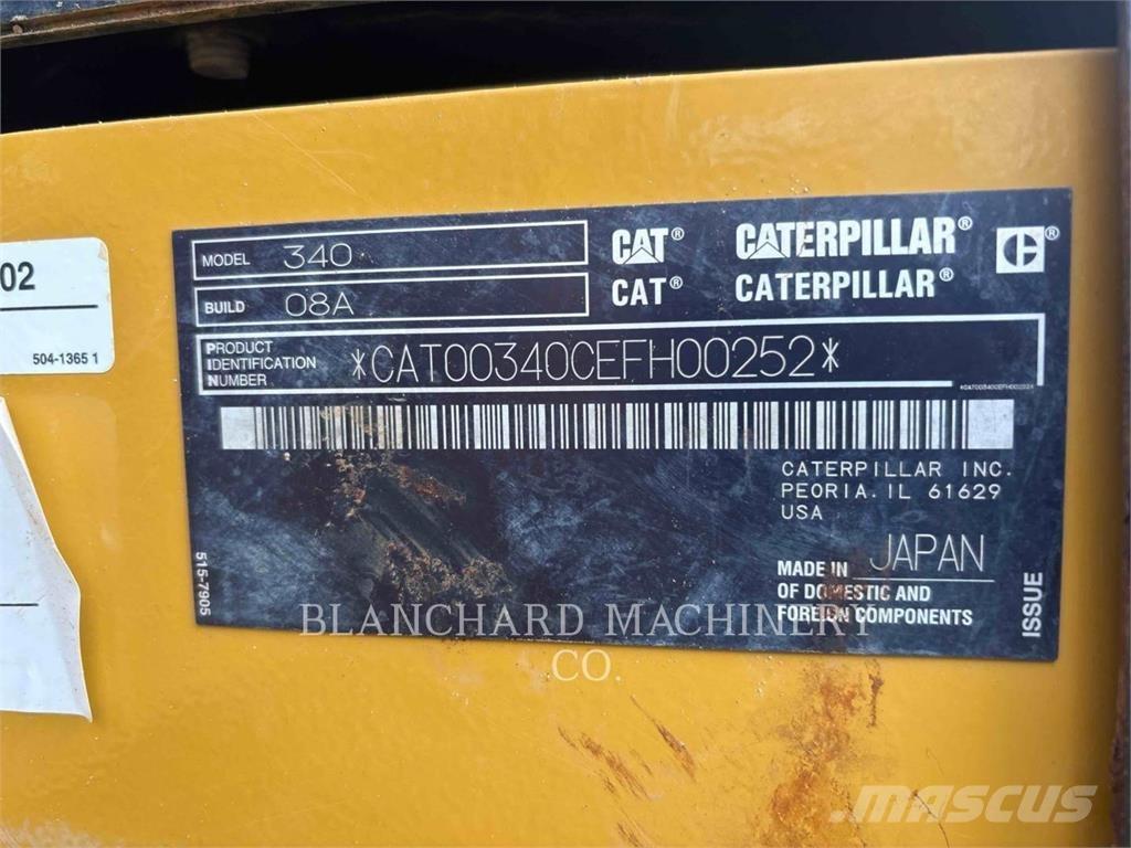 CAT 340 履带挖掘机