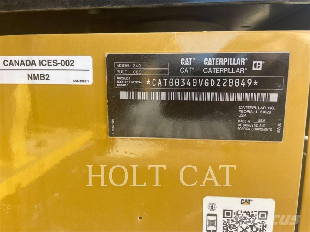 CAT 340 10 TC 履带挖掘机