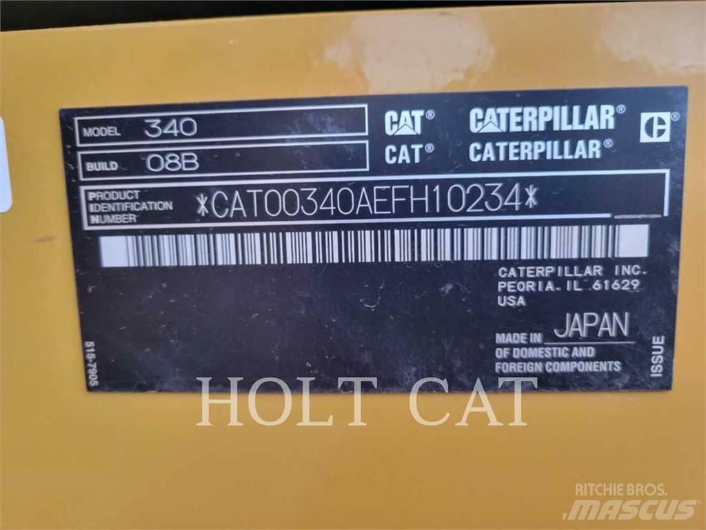 CAT 340 12 TC 履带挖掘机