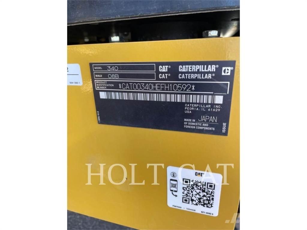 CAT 340 12 TC 履带挖掘机