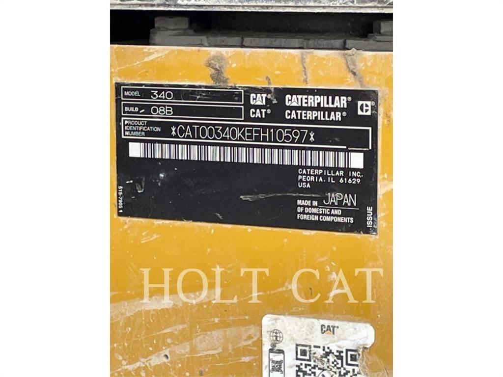 CAT 340 12 TC 履带挖掘机