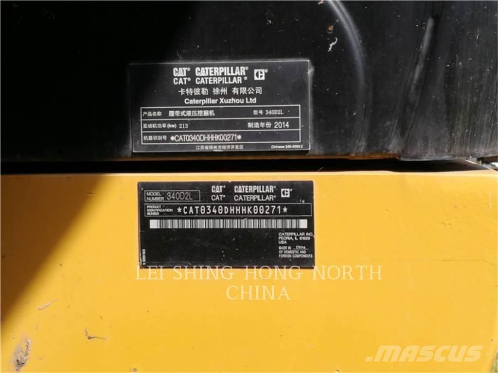 CAT 340D2L 履带挖掘机