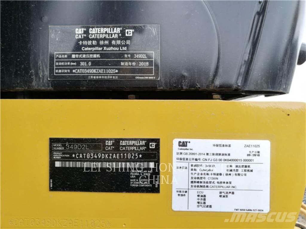 CAT 349 D2 L 履带挖掘机
