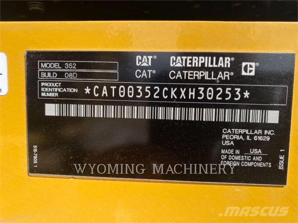 CAT 352 履带挖掘机