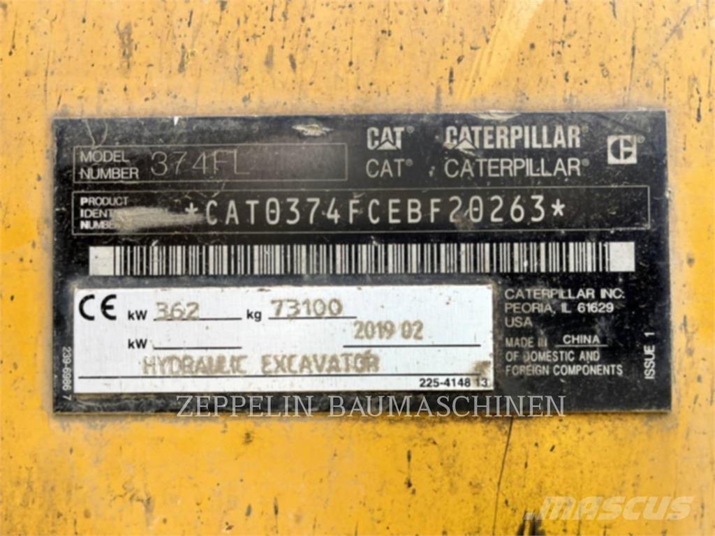 CAT 374FL 履带挖掘机