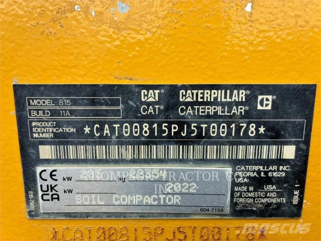 CAT 815 土壤压实机
