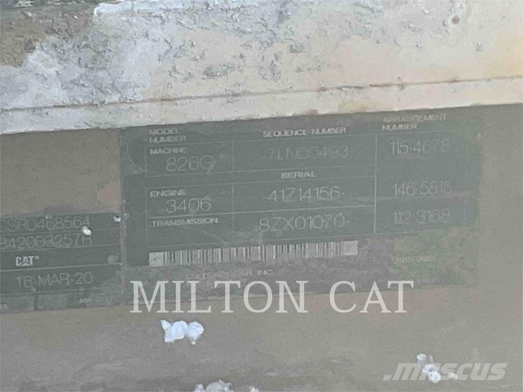CAT 826G 土壤压实机