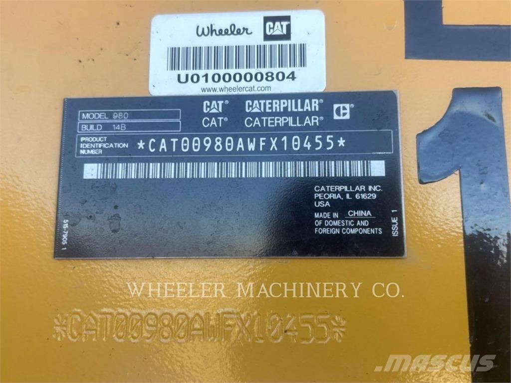 CAT 980 轮式装载机