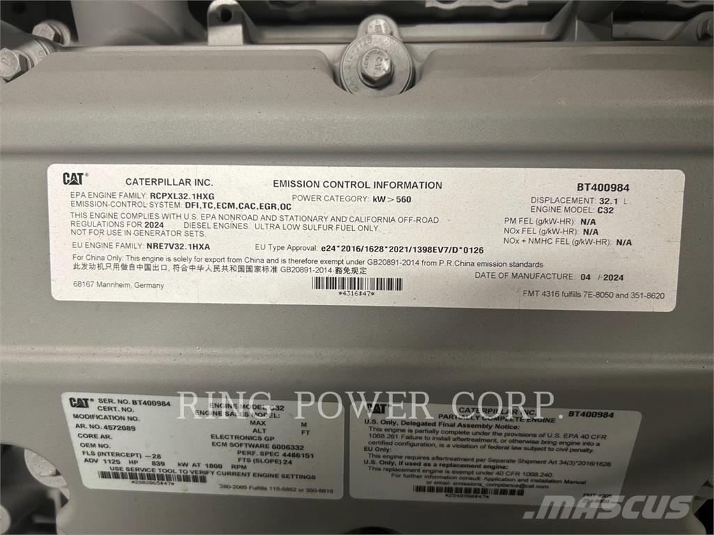 CAT C32 工业发动机