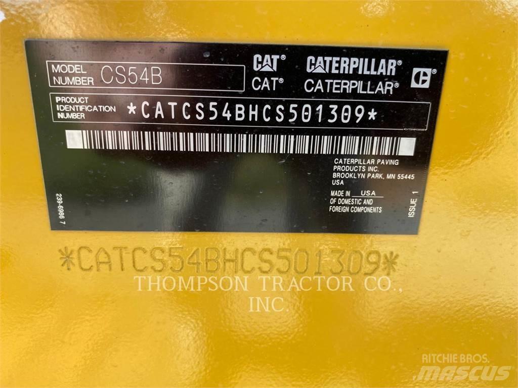 CAT CS54B 单轮压路机