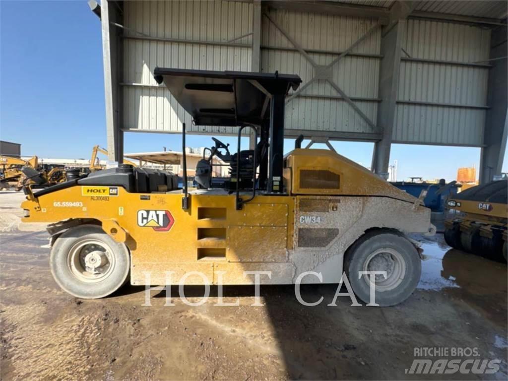 CAT CW34 单轮压路机
