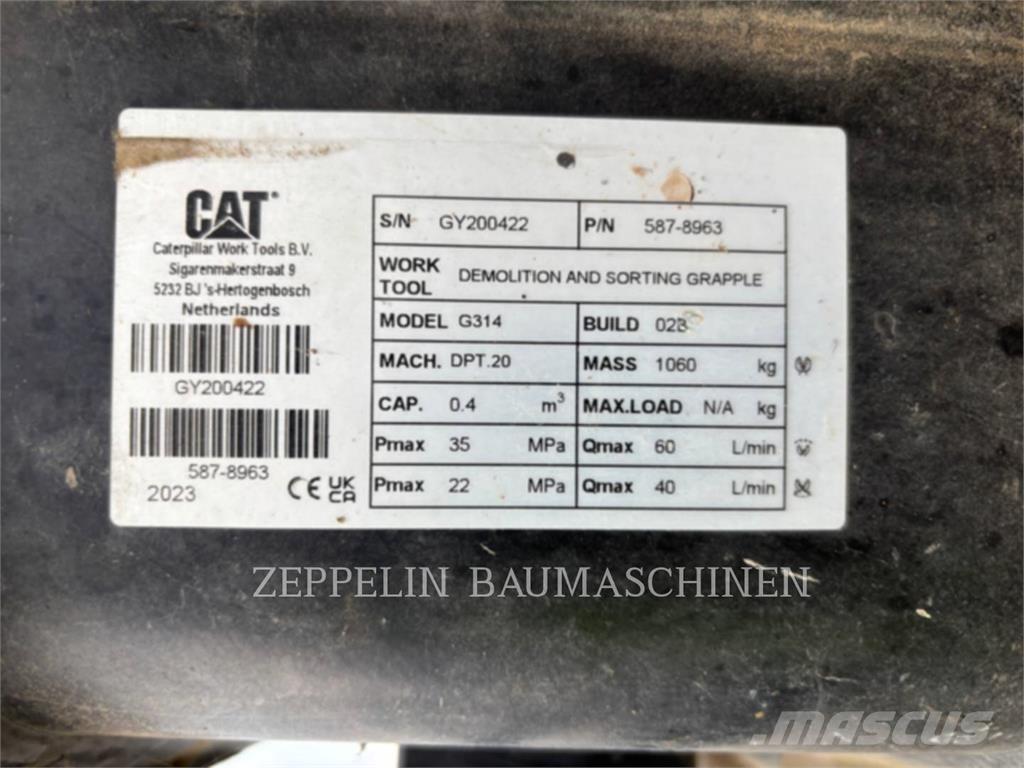 CAT G314-D 抓斗