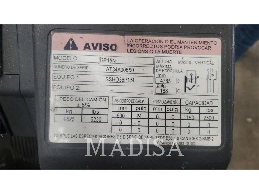 CAT GP15N5-LE 天然气叉车