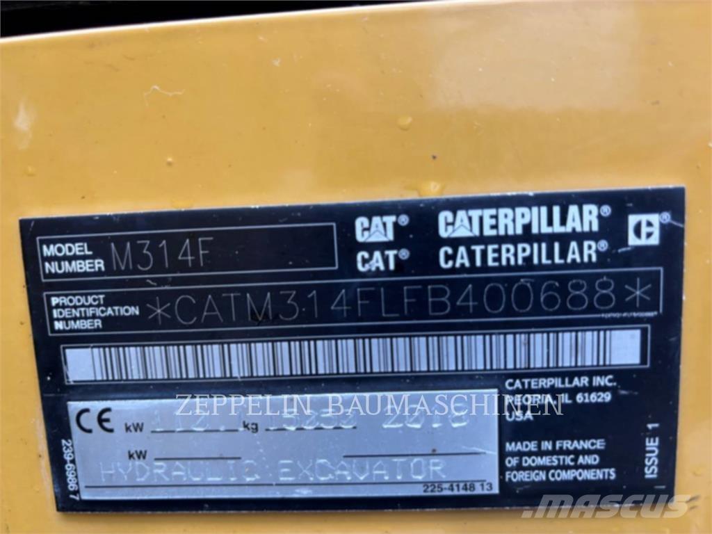 CAT M314F 轮式挖掘机