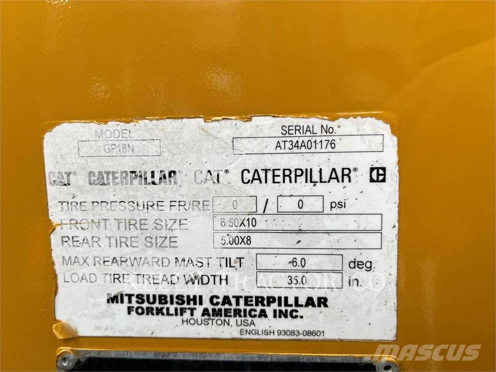 CAT MCFGP18N5 天然气叉车