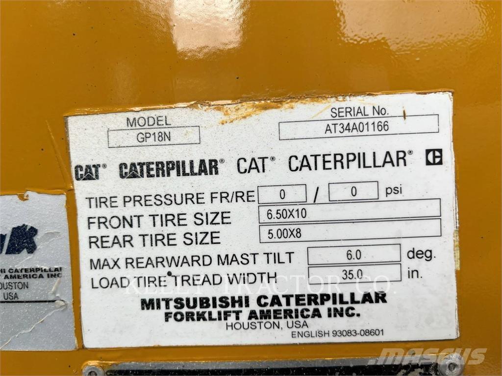 CAT MCFGP18N5 天然气叉车