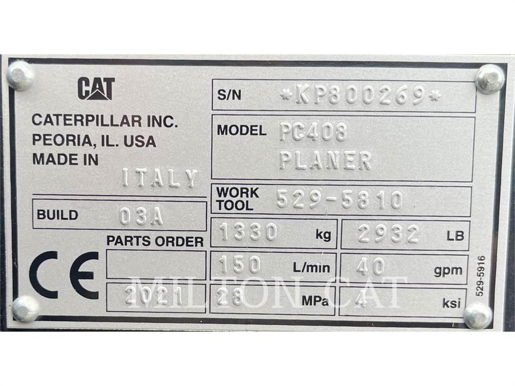 CAT PC408 COLD PLANER 刨机