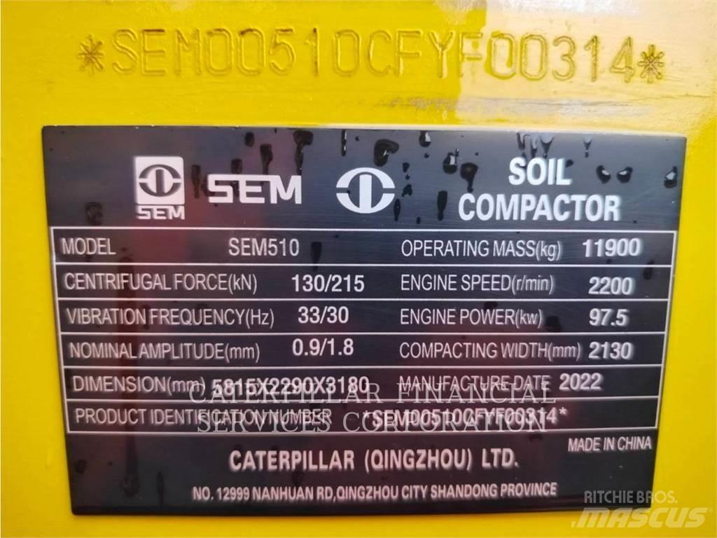 CAT SEM510 单轮压路机